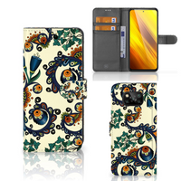 Wallet Case Xiaomi Poco X3 | Poco X3 Pro Barok Flower - thumbnail