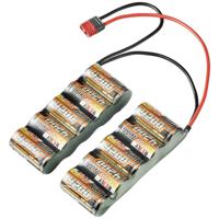 Reely NiMH accupack 12 V 4200 mAh Aantal cellen: 10 Side by Side T-stekkersysteem