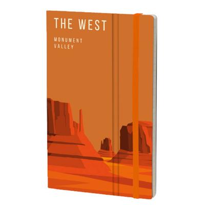 Stifflex Notitieboek Monument Valley 13 X 21 Cm Papier Oranje