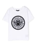 Balmain Kids t-shirt en coton à logo imprimé - Blanc - thumbnail