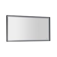 Badkamerspiegel Sapho Sort Led 120x70 cm LED-Verlichting Frame Mat Zwart Sapho