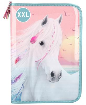 Miss Melody etui Summer Sun 28 cm polyester turquoise 46 delig Miss Melody etui Summer Sun 28 cm polyester turquoise 46 delig