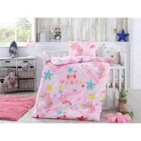 Dekbedovertrek Baby Little Princess 100x140 Cm + 1 - 40x60 Cm - 100% Katoen Renforcé