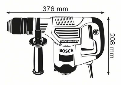 Bosch Professional GSH 3 E SDS-Plus-Beitelhamer 650 W 2.6 J Incl. koffer