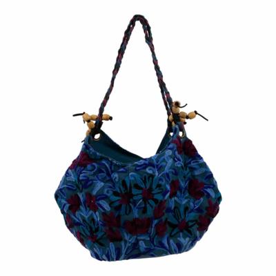 Katoenen Ronde Draagtas (Petrol) Katoenen Ronde Draagtas (Petrol)