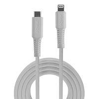 LINDY 31315 [MFi gecertificeerd] 0,5 m USB type C naar Lightning-kabel, wit