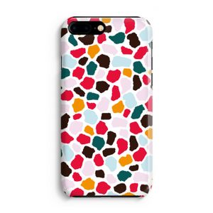 Colored Giraffe: Volledig Geprint iPhone 7 Plus Hoesje