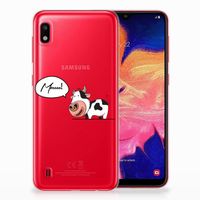 Samsung Galaxy A10 Telefoonhoesje met Naam Cow - thumbnail