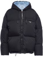 Prada veste matelassée Re-Nylon - Noir