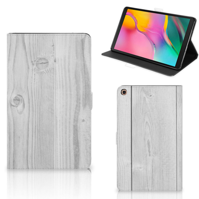 Samsung Galaxy Tab A 10.1 (2019) Tablet Book Cover White Wood Samsung Galaxy Tab A 10.1 (2019) Tablet Book Cover White Wood