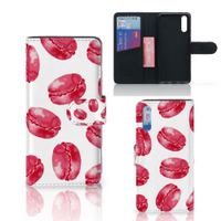 Huawei P20 Book Cover Pink Macarons - thumbnail