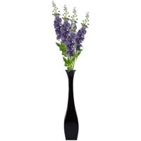 Kunstbloemen boeket Ridderspoor/delphinium Roland - 8x - 87 cm - paars - kunst zijdebloemen