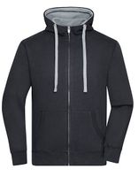 James+Nicholson JN963 Heren Lifestyle Zip-Hoody - thumbnail