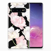 Samsung Galaxy S10 TPU Case Lovely Flowers - thumbnail