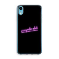 Vice Black: iPhone XR Transparant Hoesje