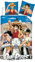 One Piece Dekbedovertrek 140 x 200 cm - polykatoen - thumbnail