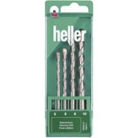 Heller Tools Power 3000 16873 1 Beton-spiraalboren set 4-delig 5 mm, 6 mm, 8 mm, 10 mm Gezamenlijke lengte 120 mm Cilinderschacht 1 set(s)