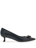 Ferragamo escarpins New Vara 40 mm en cuir - Noir