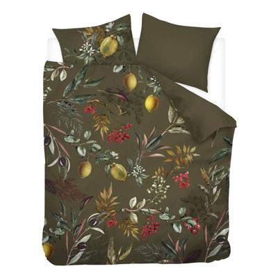 Snoozing Lemon - Flanel - Dekbedovertrek - Lits-jumeaux - 260x200/220 Cm - Multi Kleur