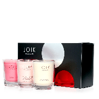 Geschenkset Vegan Geurkaarsen Romantiek (Set van 3)