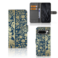 Google Pixel 8 Pro Hoesje Beige Flowers - thumbnail