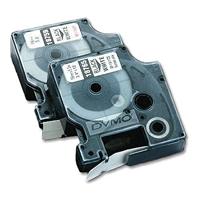 Dymo Rhino Band ID1, polyester, 12 mm x 5,5 m, zwart op wit