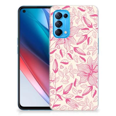OPPO Find X3 Lite | Reno5 5G TPU Case Pink Flowers OPPO Find X3 Lite | Reno5 5G TPU Case Pink Flowers