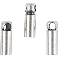 Creativ Company 604910 sieraden- en sieradenmateriaal Jewelry End Cap, zilver, 10-2 mm, 8 mm