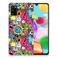 Samsung Galaxy A41 Silicone Back Cover Punk Rock