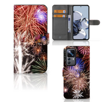 Xiaomi 12T | 12T Pro Wallet Case met Pasjes Vuurwerk