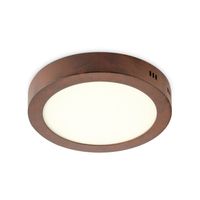 Light depot - LED plafondlamp Ska 22,5 rond - roest - Outlet