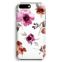 Geschilderde bloemen: iPhone 8 Plus Volledig Geprint Hoesje