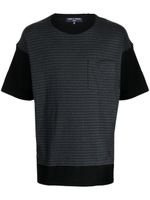 Comme des Garçons Homme t-shirt à rayures - Noir