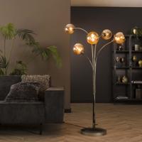 LifestyleFurn Vloerlamp Trees 5-lamps - Amber