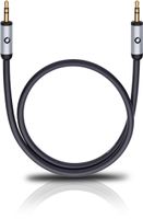 Oehlbach i-Connect J-35 Jackplug Audio Aansluitkabel [1x Jackplug male 3,5 mm - 1x Jackplug male 3,5 mm] 1.50 m Zwart Vergulde steekcontacten - thumbnail