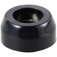 TRU COMPONENTS TC-11654304 Apparaatvoet Verschroefbaar, Rond Zwart (b x h) 11 mm x 6 mm 1 stuk(s)