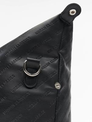 Urban Classics / tas Imitation Leather Weekender in zwart