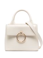 Claudie Pierlot mini sac à main Anouck en cuir grainé - Blanc - thumbnail