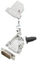 Encitech DTSL15-LJSRG-S-HDP26-W-K 6355-8043-02 D-SUB Stiftleisten-Set 45° Polzahl: 26 Lötkelch 1 pc(s)