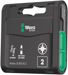 Wera Bit-Box 20 BTZ PZ schroevendraaierbit 20 stuk(s)