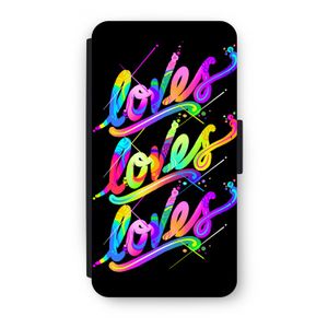 Loves: iPhone X Flip Hoesje