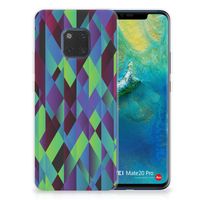 Huawei Mate 20 Pro TPU Hoesje Abstract Green Blue