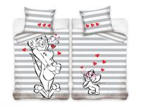 Carbotex dekbedovertrek Tom & Jerry grijs