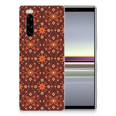 Sony Xperia 5 TPU bumper Batik Brown Sony Xperia 5 TPU bumper Batik Brown