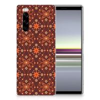 Sony Xperia 5 TPU bumper Batik Brown