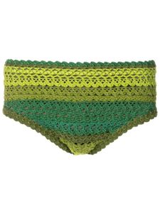 Amir Slama slip de bain en crochet - Vert