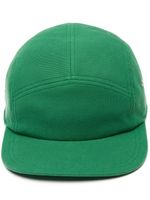 Lacoste logo-patch organic cotton cap - Vert