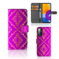 Wallet Case Samsung Galaxy M52 Barok Roze - thumbnail