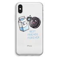 Best Friend Forever: iPhone XS Transparant Hoesje