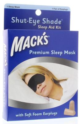 Macks Shut eye shade sleep mask Macks Shut eye shade sleep mask